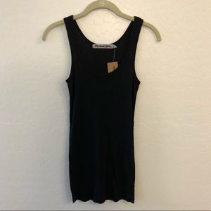 NWT Michael Stars 1x1 Slub Boyfriend Tank - OS